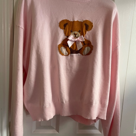 Pink Teddy Bear Sweater - Picture 8 of 10